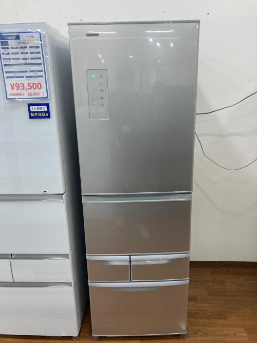 TOSHIBA (トウシバ) 5ドア冷蔵庫 GR-J43G(S) 2016年製 410L クリーニング済