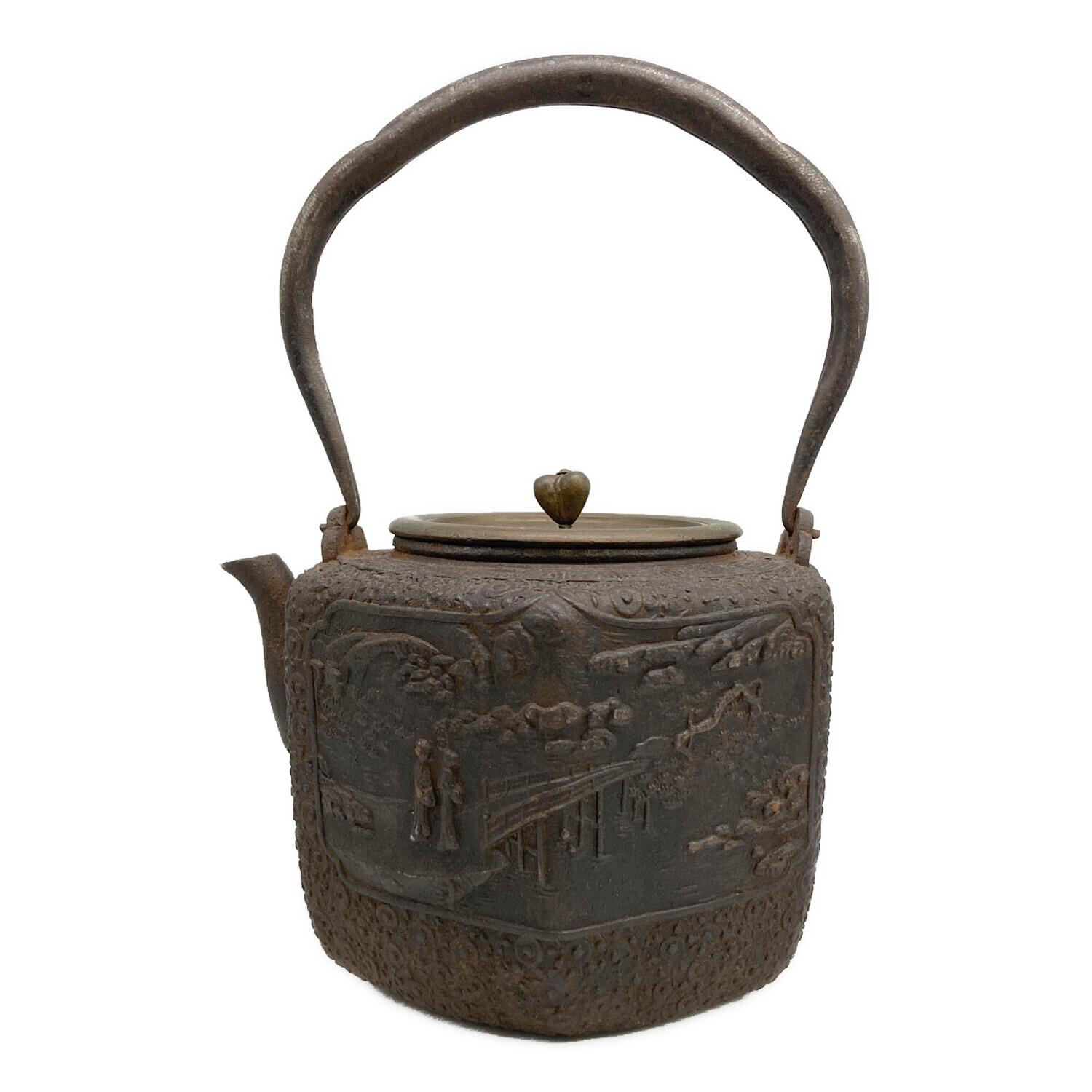 龍文堂鉄瓶サビてます 龍文堂鉄瓶サビてます 龍文堂鉄瓶サビ