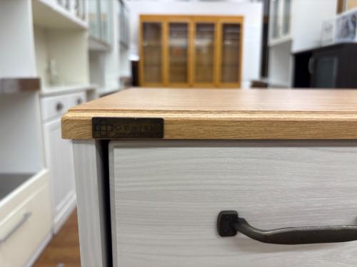 佐藤産業 (サトウサンギョウ) 3段チェスト ホワイト×ナチュラル BILY