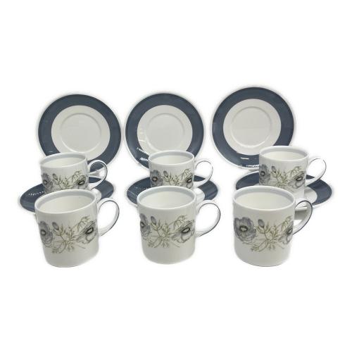 Wedgwood (ウェッジウッド) カップ&ソーサー グレンミスト 6Pセット