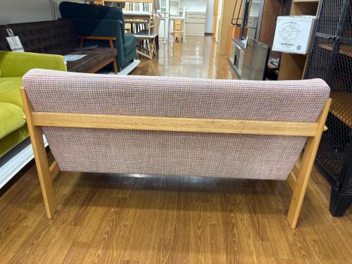 karimoku (カリモク) 2人掛けソファー ナチュラル×ピンク W13102S462 Chitano