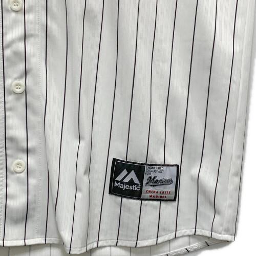 千葉ロッテマリーンズ (チバロッテマリーンズ) レプリカホームユニフォーム 背番号9 福浦和也