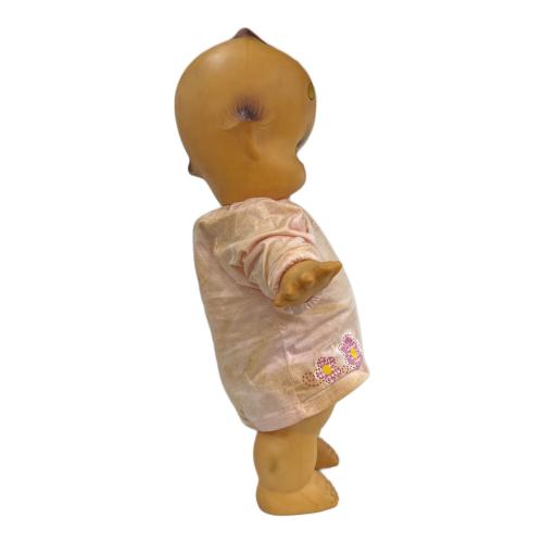 レトロ ソフビ キューピー人形 緑羽