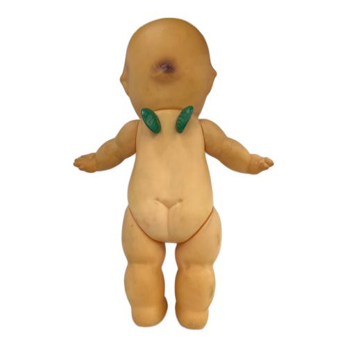 レトロ ソフビ キューピー人形 緑羽