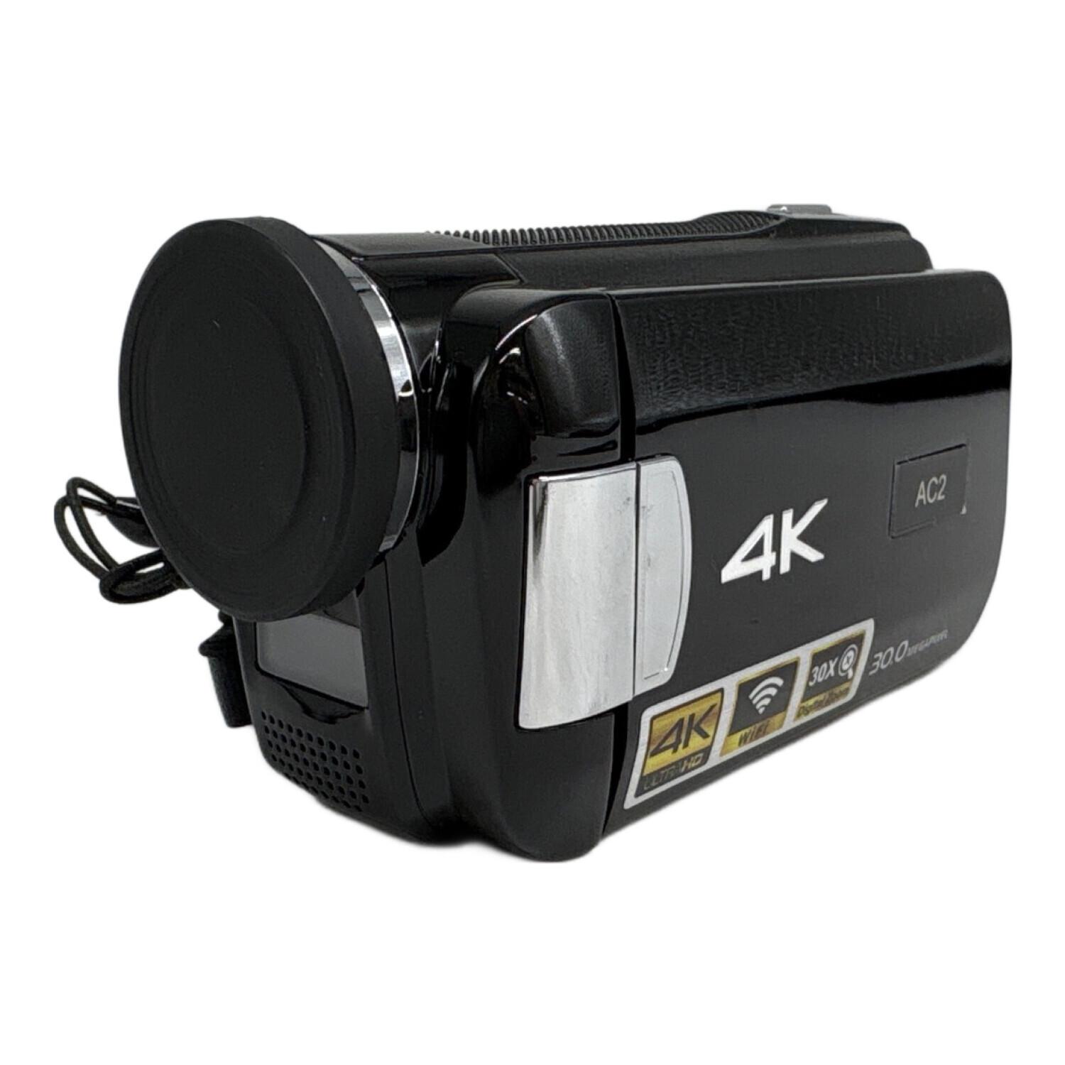 RWC AC2 4K コンパクト ビデオカメラ ハンディカメラ RWC (アールダブリューシ) 4Kビデオカメラ AC2 -|トレファクONLINE