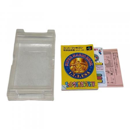 スーパーファミコン用ソフト 開封品 箱取説付きセット スーパーマリオ