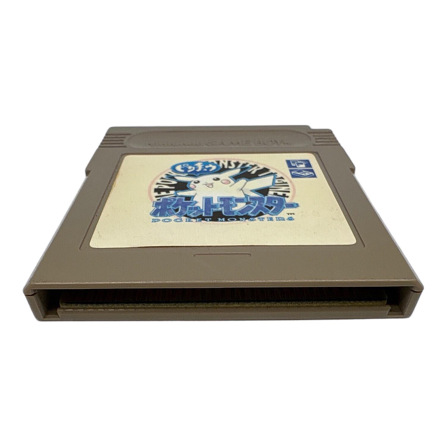 ゲームボーイ用ソフト ポケットモンスター ピカチュウ