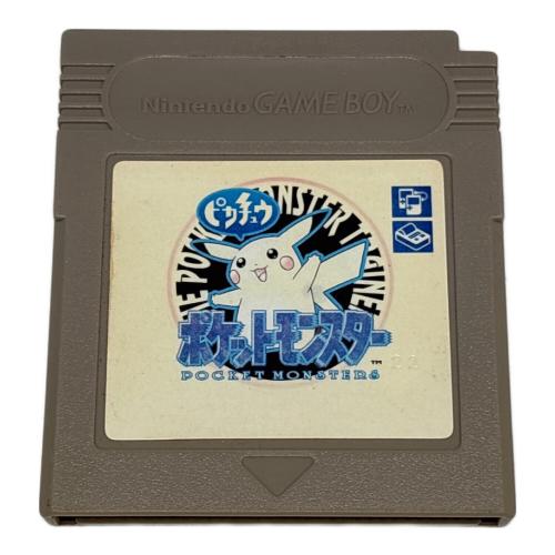 ゲームボーイ用ソフト ポケットモンスター ピカチュウ -