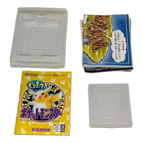ゲームボーイ用ソフト ポケットモンスター ピカチュウ -