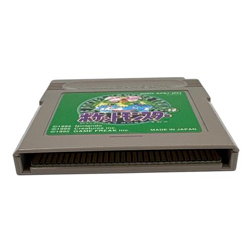 ゲームボーイ用ソフト 開封品 ポケットモンスター緑 -