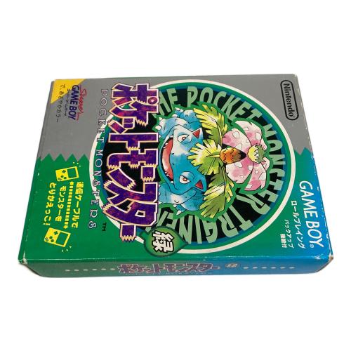 ゲームボーイ用ソフト 開封品 ポケットモンスター緑 -