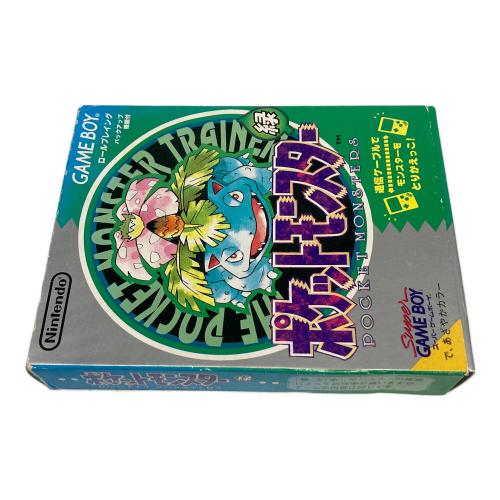 ゲームボーイ用ソフト 開封品 ポケットモンスター緑 -