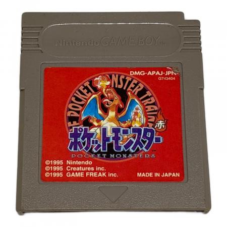 ゲームボーイ用ソフト 開封品 ポケットモンスター赤