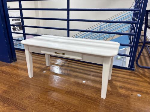 MOMO natural (モモナチュラル) ローテーブル ホワイト 290 引き出し付 CIELE