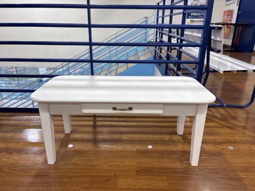 MOMO natural (モモナチュラル) ローテーブル ホワイト 290 引き出し付 CIELE