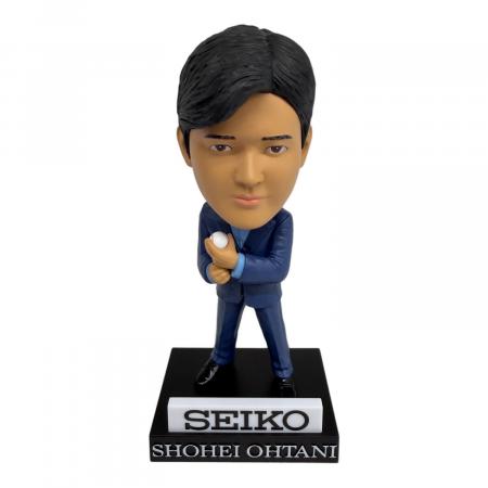 大谷翔平選手　ボブルヘッド　スーツ&バットバージョン 大谷のスーツ姿ボブルが世界初登場！ バットフリップカードも