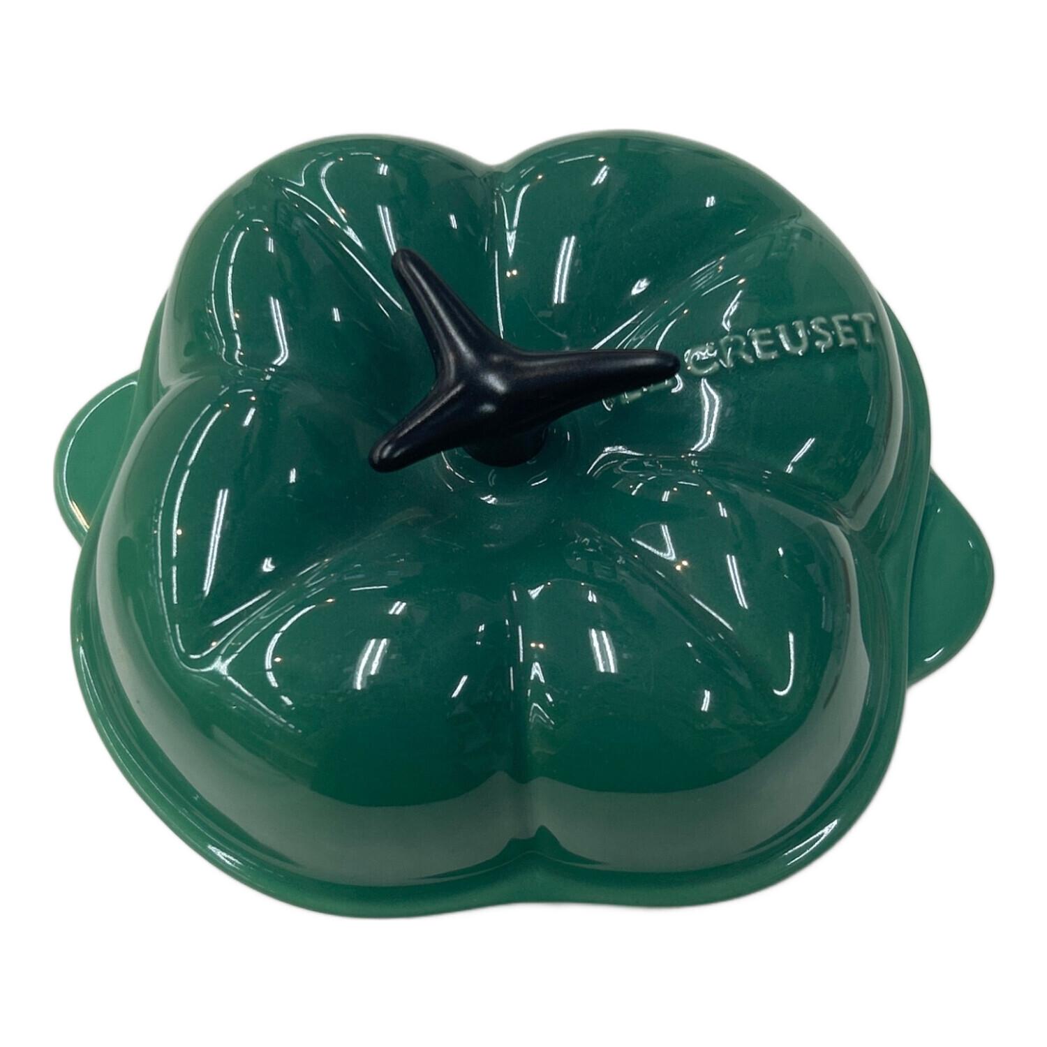 ル・クルーゼ　パプリカ　グリーン LE CREUSET (ルクルーゼ) 鍋 グリーン パプリカ｜トレファクONLINE