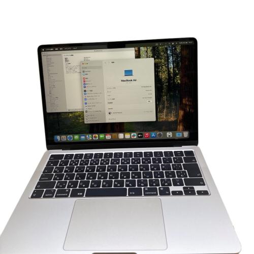 Apple (アップル) MacBook Air M2チップPSW000 A2681 13インチ Mac OS メモリ:16GB 245GB CW7KX2XWMD