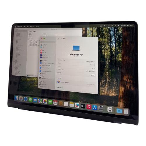 Apple (アップル) MacBook Air M2チップPSW000 A2681 13インチ Mac OS メモリ:16GB 245GB CW7KX2XWMD