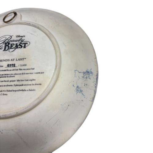 Disney STORE (ディズニーストア) プレート ONE COLLECTIBLE RELIEF PLATE 美女と野獣(雪の中) 4378/5000