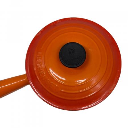LE CREUSET (ルクルーゼ) ソースパン オレンジ 1.5L 18cm｜トレファク