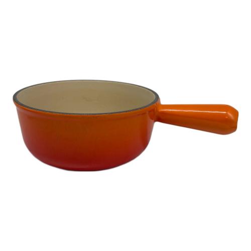 LE CREUSET (ルクルーゼ) ソースパン オレンジ 1.5L 18cm