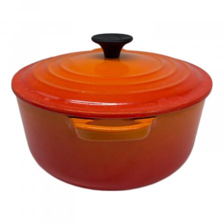 【新品未使用】LE CREUSET ル・クルーゼ オレンジ 両手鍋 20cm 楽天市場】ルクルーゼ 両手鍋 20cm送料無料 なべ マットブラック