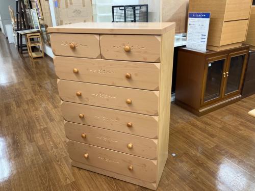 マルミツ 6段チェスト ナチュラル LESTY-41