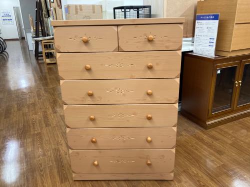 マルミツ 6段チェスト ナチュラル LESTY-41