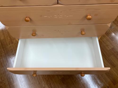 マルミツ 6段チェスト ナチュラル LESTY-41