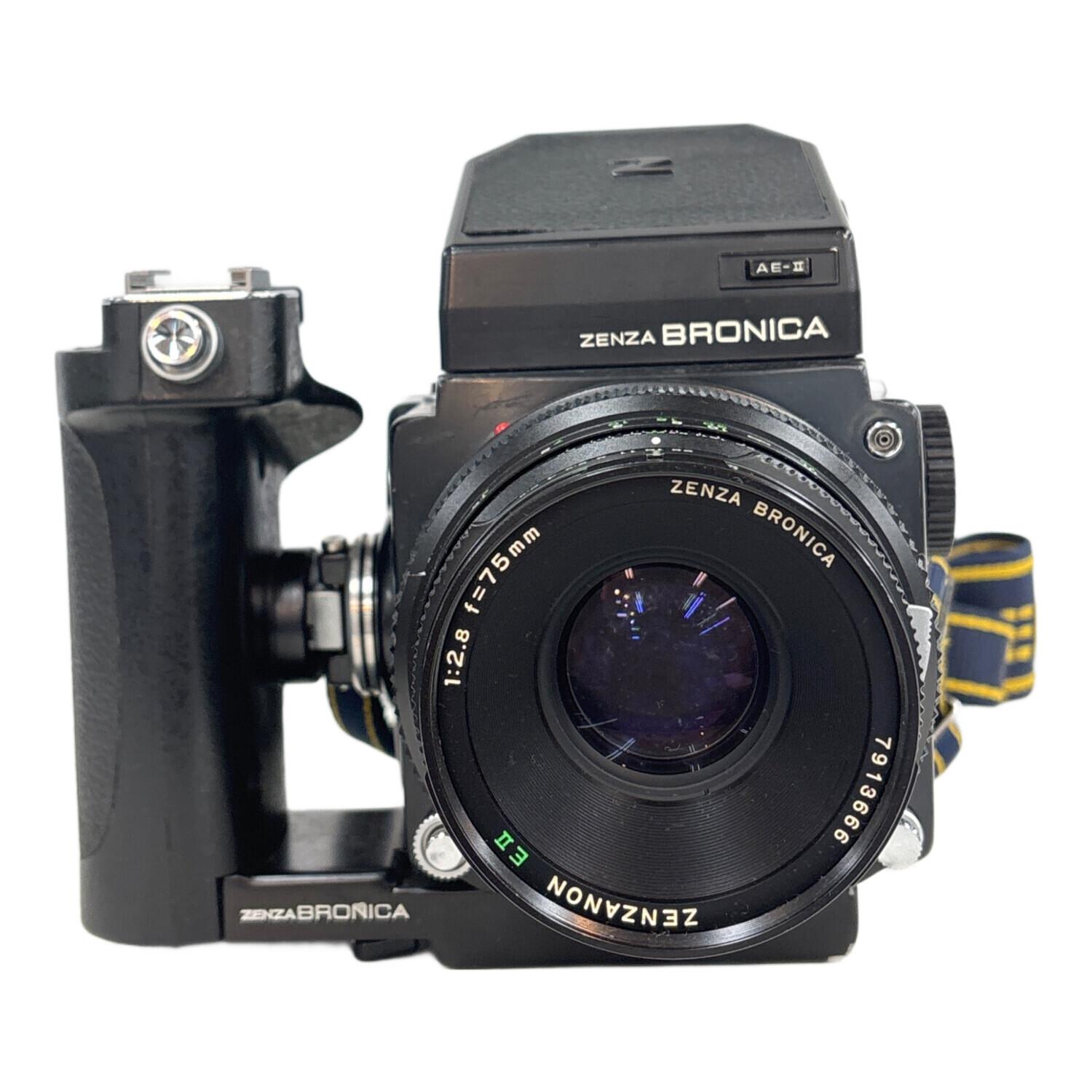 【ジャンク】ZENZA BRONICA ETR AE 中判フィルムカメラ ZENZA BRONICA (ゼンザブロニカ) 中判カメラ AE-Ⅱ クイックミラー
