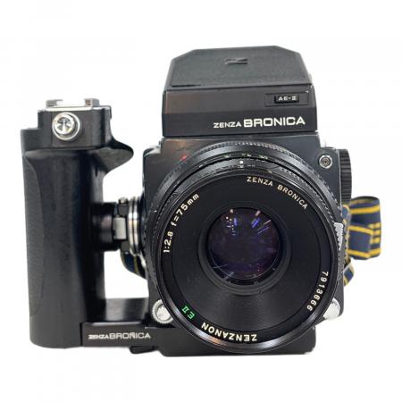 Y*e様 ゼンザブロニカ 中判フィルムカメラ 1:2.8 75mm 付属品 レン ZENZA BRONICA (ゼンザブロニカ) 中判カメラ AE-Ⅱ クイックミラー