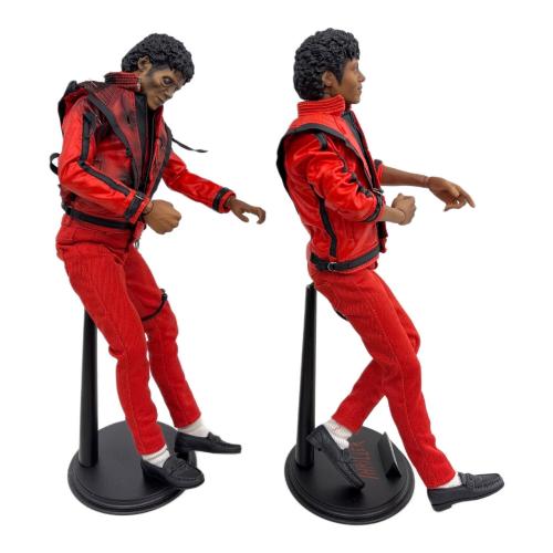ホットトイズ フィギュア 【開封品】初回限定生産 マイケルジャクソン 1/6 フィギュア スリラー版