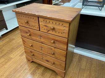 4段チェスト ブラウン