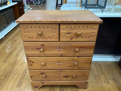 4段チェスト ブラウン