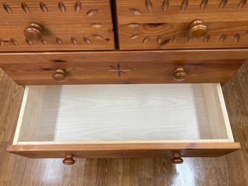 4段チェスト ブラウン