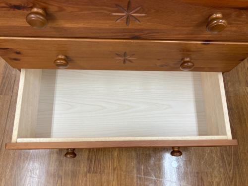 4段チェスト ブラウン