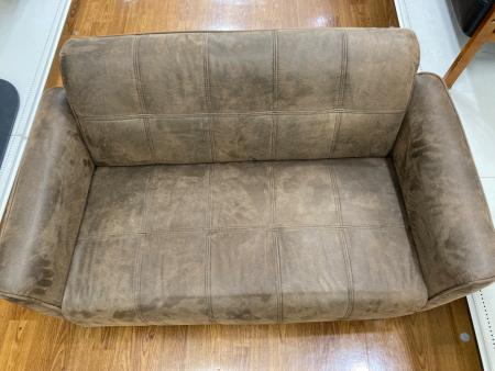 2人掛けソファー スエード調 ベージュ｜トレファクONLINE