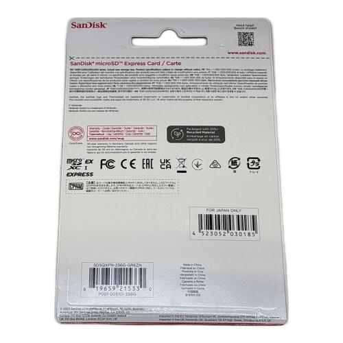 SanDisk microSD Express Card 256GB for Nintendo Switch 2