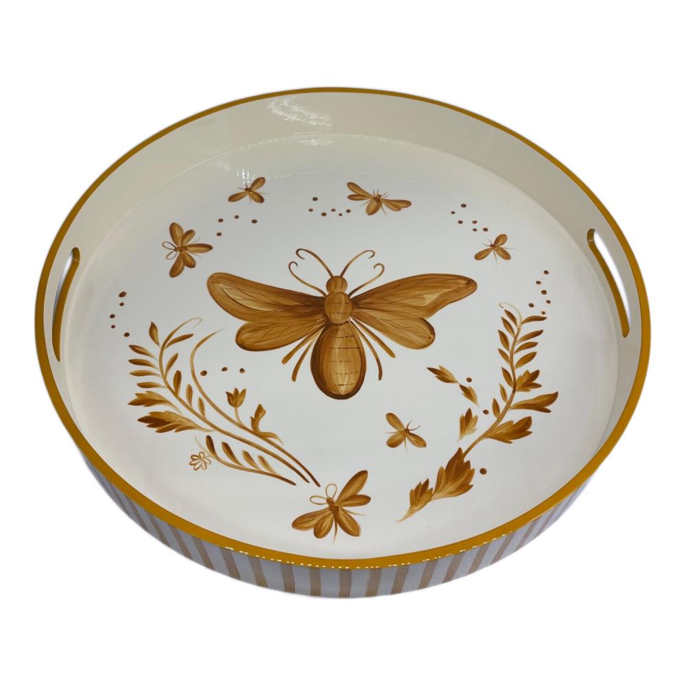 【新品未使用】ディオール Dior ラージトレイ　お盆 Dior (ディオール) ラージトレー BEE Tray｜トレファクONLINE