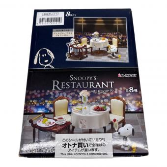 SNOOPY’S RESTAURANT（スヌーピーレストラン） 8種BOX ミニチュア模型