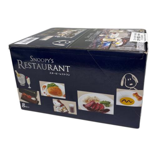 SNOOPY’S RESTAURANT（スヌーピーレストラン） 8種BOX ミニチュア模型
