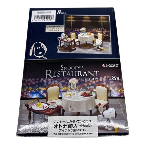 SNOOPY’S RESTAURANT（スヌーピーレストラン） 8種BOX ミニチュア模型