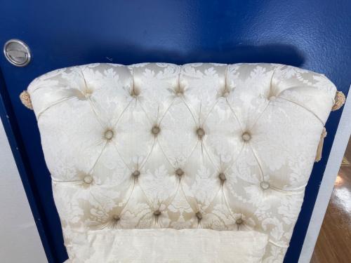 ロココ調ハイバックチェア ホワイト