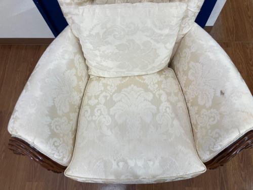 ロココ調ハイバックチェア ホワイト