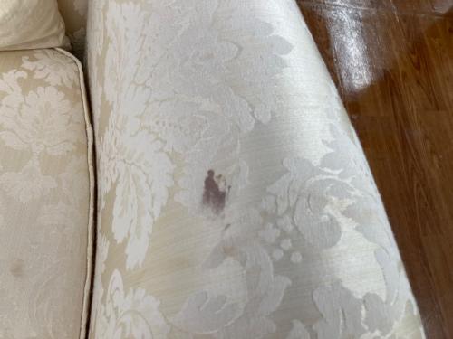 ロココ調ハイバックチェア ホワイト