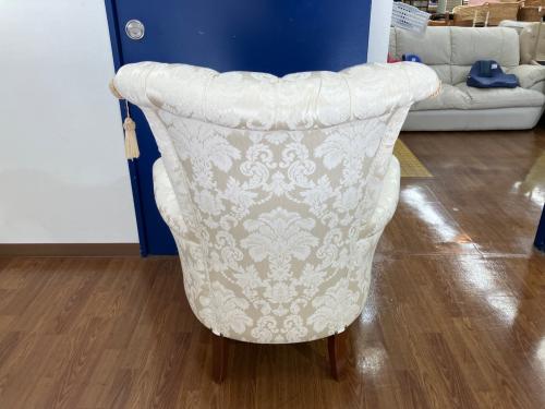 ロココ調ハイバックチェア ホワイト