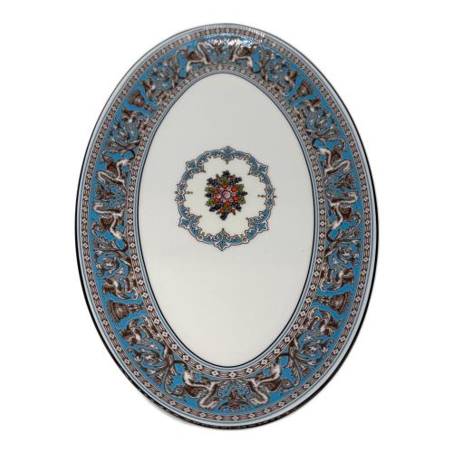 Wedgwood (ウェッジウッド) オーバルプレート フロレンティーン・ターコイズ
