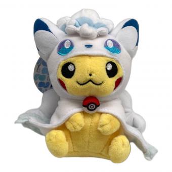 Pokemon Center (ポケモンセンター) アローラロコン ポンチョ ピカチュウ ぬいぐるみ ポケモンセンター限定