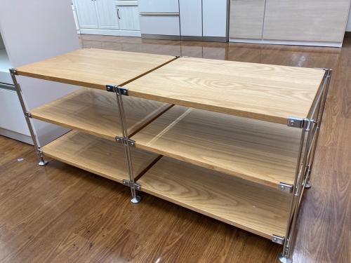 無印良品 (ムジルシリョウヒン) ステンレスユニットシェルフ 375 ナチュラル